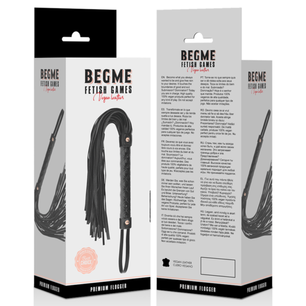 BEGME - BLACK EDITION LATIGO CUERO VEGANO - Imagen 5