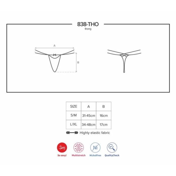 OBSESSIVE 838-THO-3 Tanga - Imagen 7