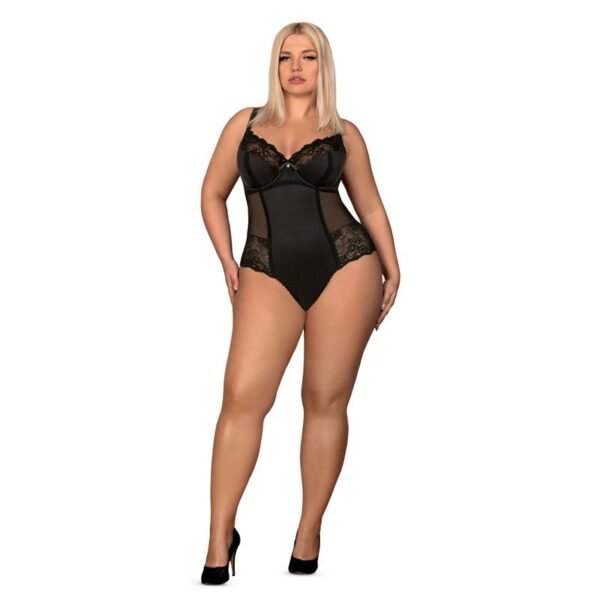 OBSESSIVE Amallie Bodysuit con Encaje Negro - Imagen 3
