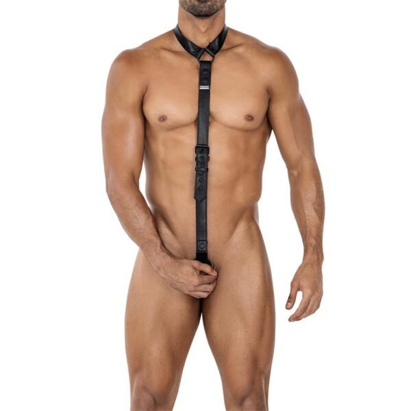 CUT4MEN BL4CK08 C-Ring Body Collar Blackleatherlike Talla Única - Imagen 2