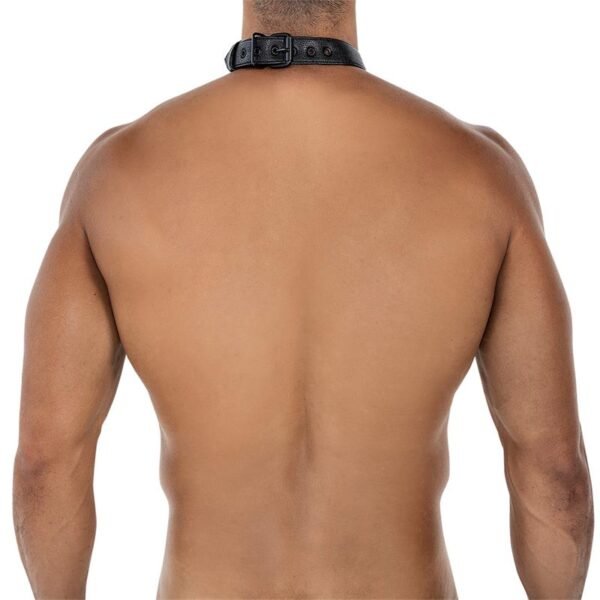 CUT4MEN BL4CK08 C-Ring Body Collar Blackleatherlike Talla Única - Imagen 3