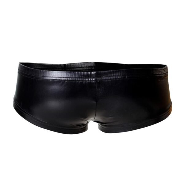 CUT4MEN C4M10 Boxers Tipo Shorts Leatherette Negro - Imagen 4