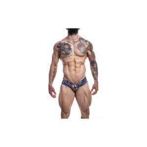 CUT4MEN Calzoncillo Alto High Cut Cheeky Brief Tattoo Talla XL