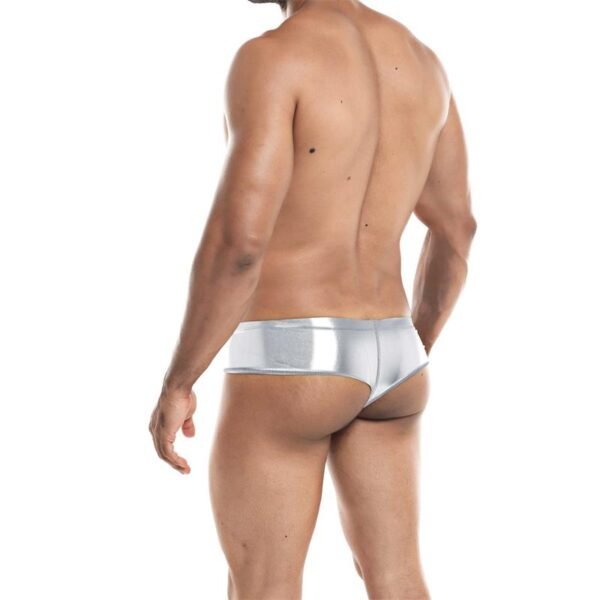 CUT4MEN Cheeky Brief Provocative Pleatedo Skai - Imagen 2