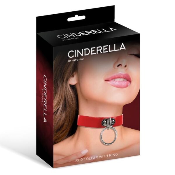 CINDERELLA Collar con Aro Cuero Vegano Talla Única - Imagen 2