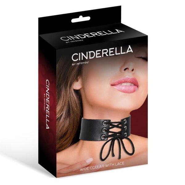 CINDERELLA Collar con Lazo Cuero Vegano Talla Única - Imagen 2