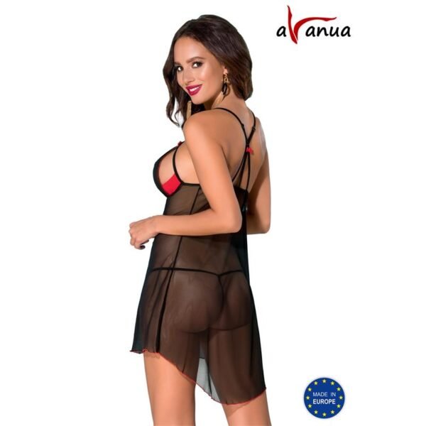 AVANUA CYRA Chemise Rojo/Negro - Imagen 2