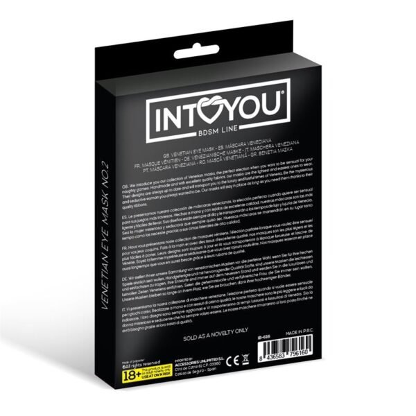 INTOYOU BDSM LINE Fellicia Máscara Veneciana No. 2 - Imagen 3