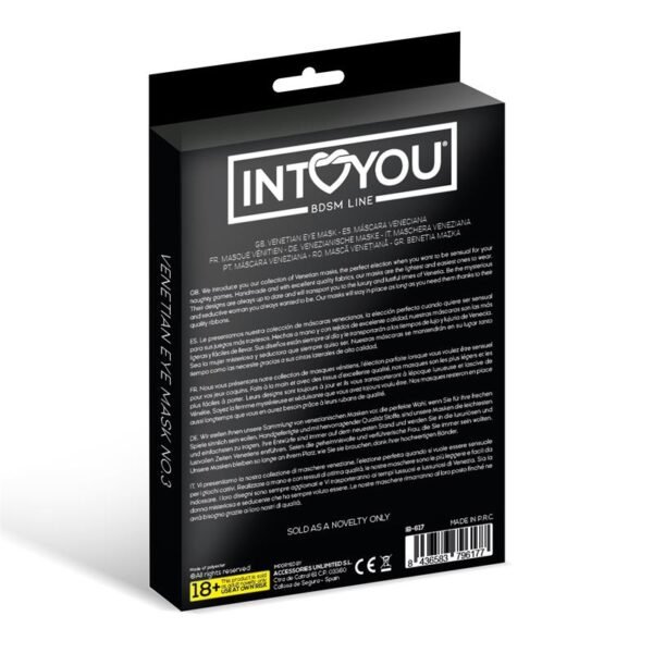 INTOYOU BDSM LINE Fellicia Máscara Veneciana No. 3 - Imagen 4