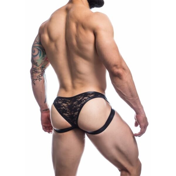 CUT4MEN L4CE04 Slip Estilo Suspensorio con Encaje - Imagen 2