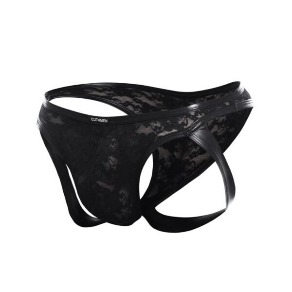 CUT4MEN L4CE04 Slip Estilo Suspensorio con Encaje - Imagen 5