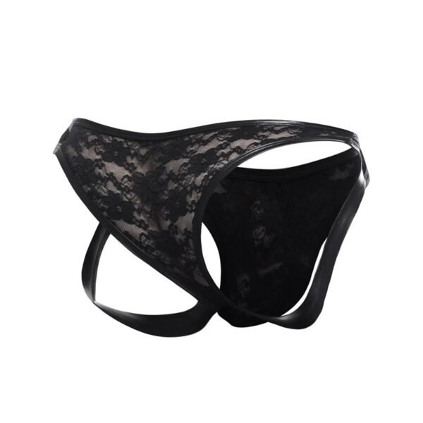CUT4MEN L4CE04 Slip Estilo Suspensorio con Encaje - Imagen 6
