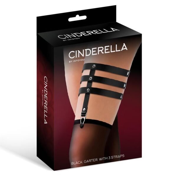 CINDERELLA Liga con 3 Tiras Cuero Vegano Talla Única - Imagen 2