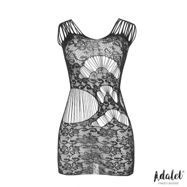 ADALET LINGERIE Luna Bodystocking Patrón Geométrico y Floral - Imagen 3