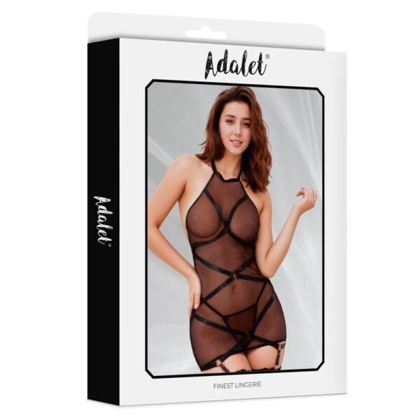 ADALET LINGERIE Margot Babydoll con Liguero y Tanga - Imagen 3