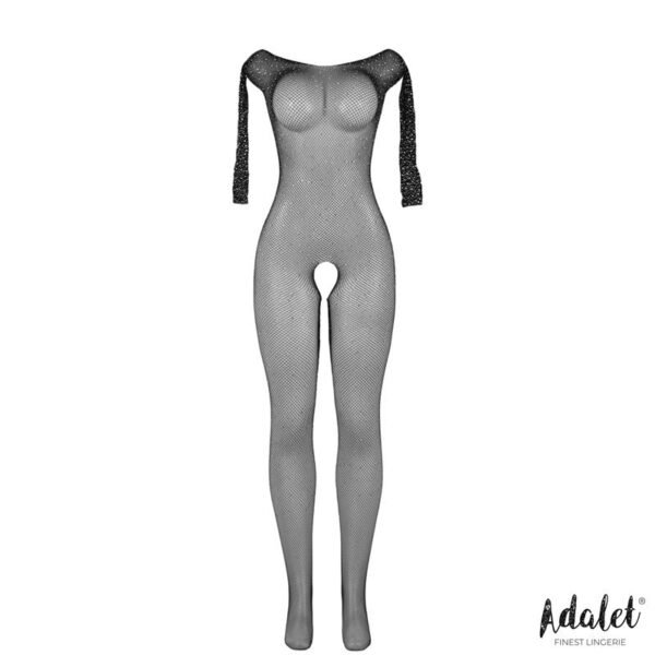 ADALET LINGERIE Maty Bodystocking Entepierna Abierta con Brillantes - Imagen 3