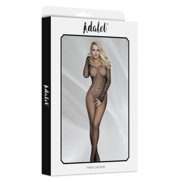 ADALET LINGERIE Maty Bodystocking Entepierna Abierta con Brillantes - Imagen 4