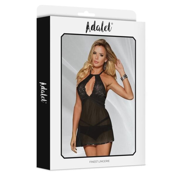 ADALET LINGERIE Nova Babydoll Espalda Abierta y Tanga - Imagen 4