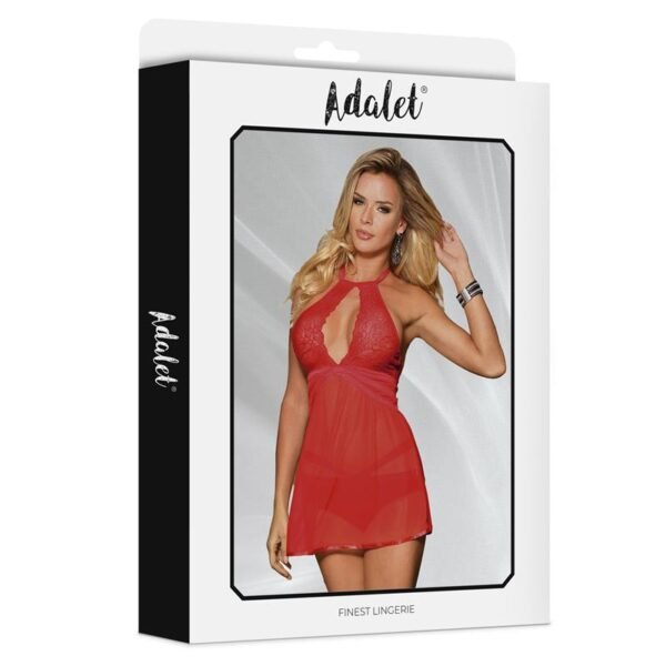 ADALET LINGERIE Nova Babydoll y Tanga Rojo - Imagen 4