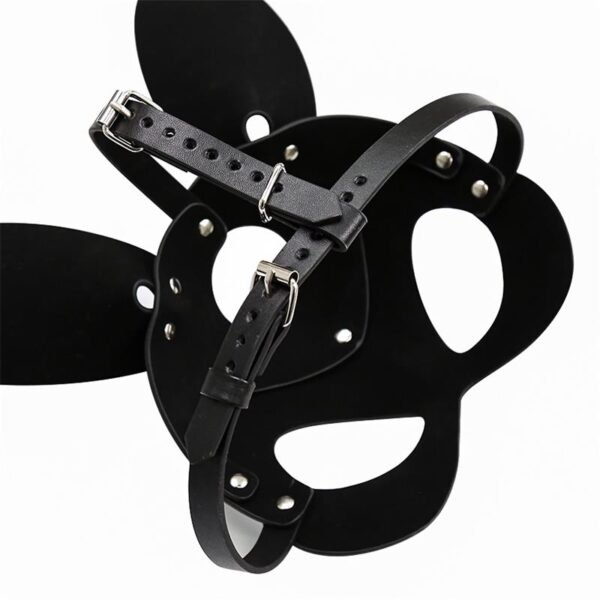 INTOYOU BDSM LINE Roussy Máscara de Conejito Ajustable - Imagen 4