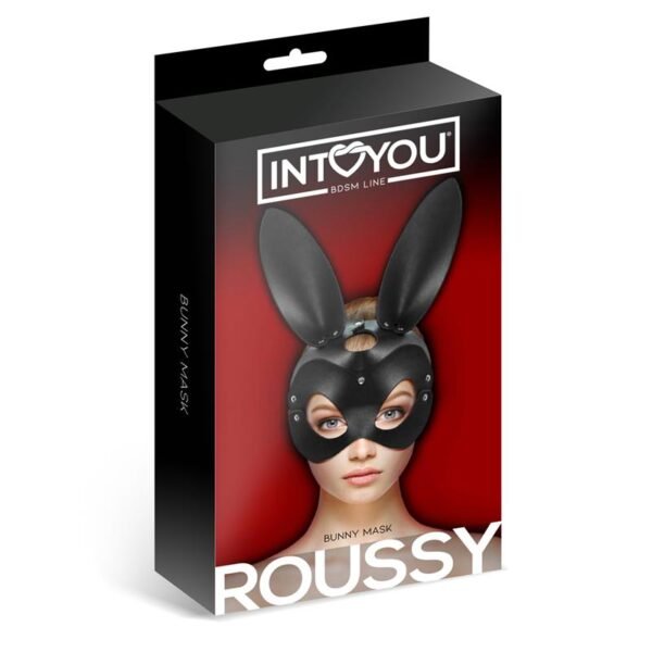INTOYOU BDSM LINE Roussy Máscara de Conejito Ajustable - Imagen 6