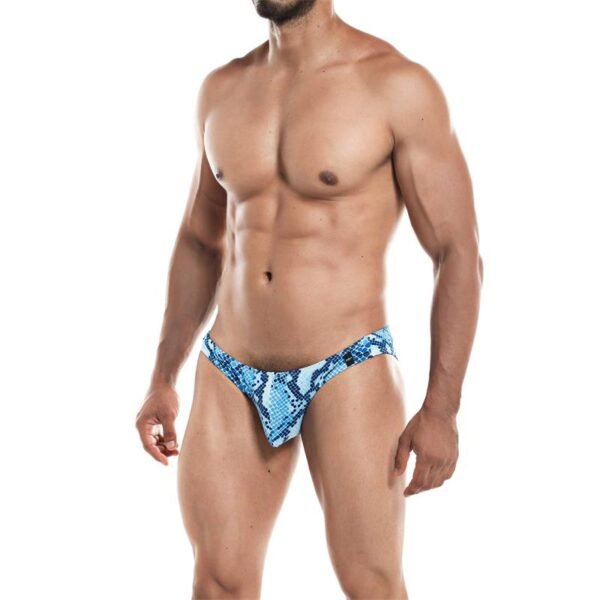 CUT4MEN Slip Bikini Corte Bajo Provocative Estampado Serpiente