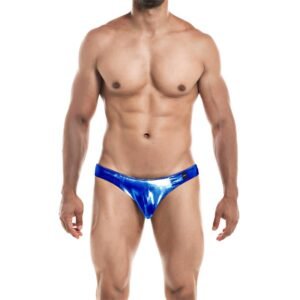 CUT4MEN Slip Bikini de Corte Bajo Provocative Azul Skai