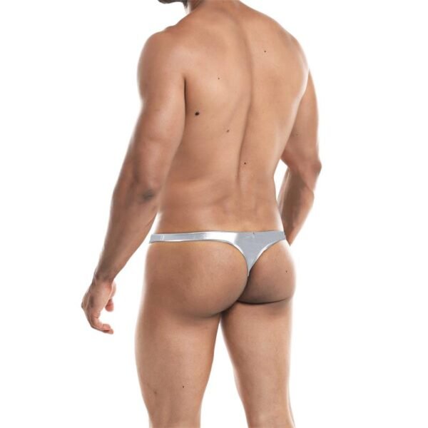 CUT4MEN Tanga Classic Provocative Plateado Skai - Imagen 2