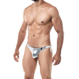 CUT4MEN Tanga Classic Provocative Plateado Skai