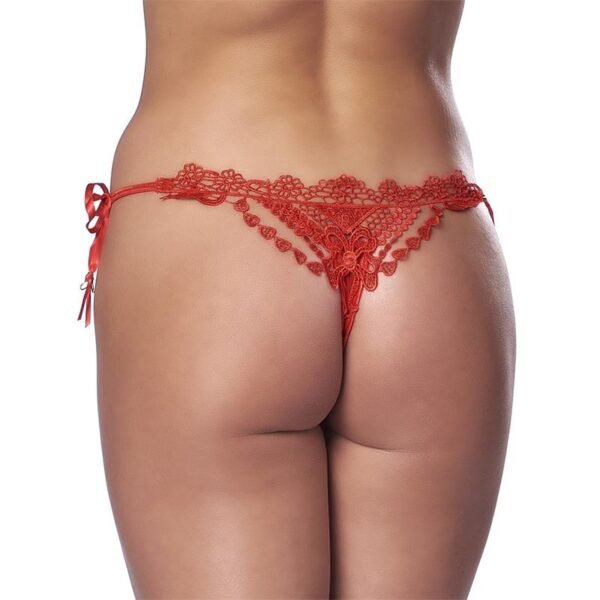 AMORABLE Tanga Fantasía Rojo Talla Unica