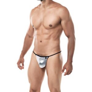 CUT4MEN Tanga G-string Plateado Skai Talla XL