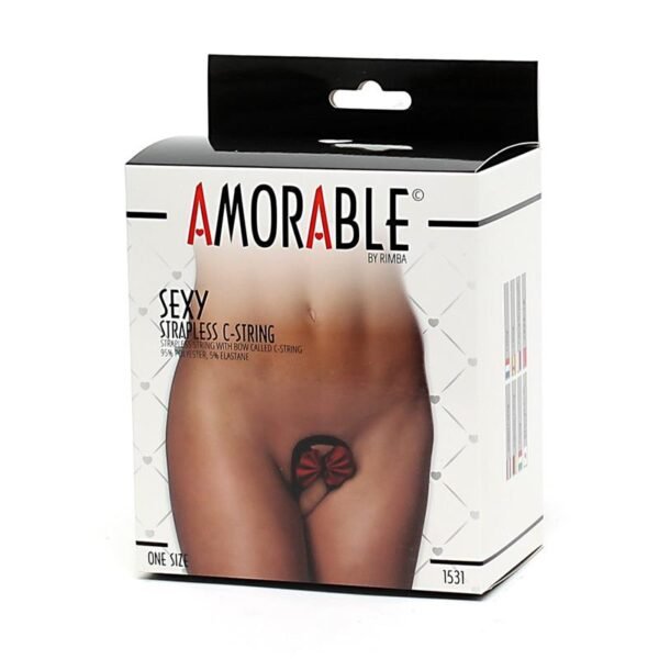 AMORABLE Tanga sin Hilo Talla Única - Imagen 3