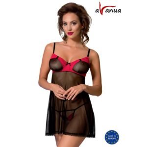 AVANUA VALENTIN Chemise Negro/Rojo