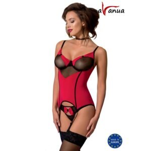 AVANUA VALENTIN Corsé Rojo/Negro