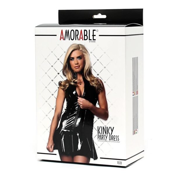 AMORABLE Vestido de Látex con Cremallera - Imagen 4