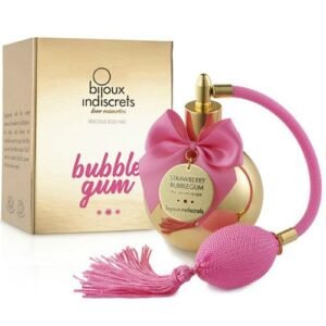 BIJOUX - BUBBLE GUM BRUMA CORPORAL CHICLE FRESA 100 ML - <h1 style="color: #da346b">Perfume de Feromonas BIJOUX - BUBBLE GUM BRUMA CORPORAL CHICLE FRESA</h1> <p>Sumérgete en una experiencia sensorial única con el Perfume de Feromonas Bijoux - Bubble Gum, una fragancia que despierta la seducción sutil y el poder multisensorial de tus feromonas naturales.