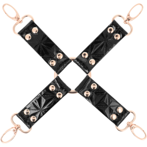 BEGME - BLACK EDITION HOG TIE CUERO VEGANO - Descubre la unión para ataduras fabricado en leather vegano y forrado en neopreno de Begme.